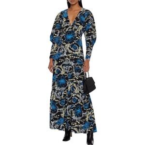 A.L.C Gwyneth Silk Maxi Dress Size 10